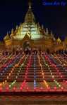 Lung linh Lễ hội thắp đèn mừng chư Tăng mãn hạ ở Myanmar