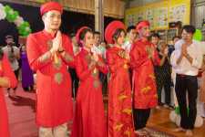 Ấm áp lễ Hằng Thuận tại Chùa