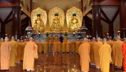 Trang nghiêm lễ an vị Phật tại chùa Thanh Tâm (Phật Cô Đơn)