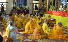 Hà Nội: Lễ Tự tứ tại đạo tràng An cư chùa Quán Sứ
