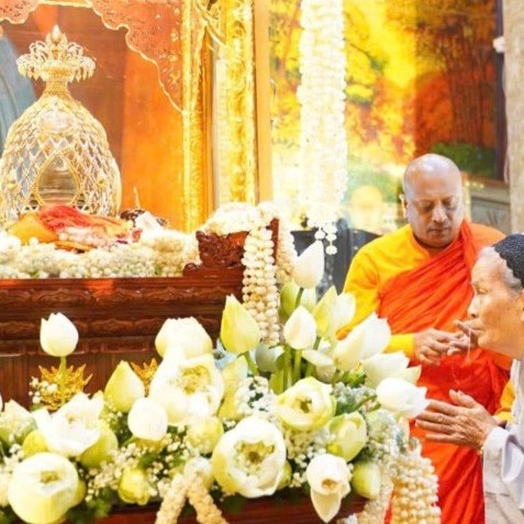 Xá lợi Đức Phật tại chùa Phúc Sơn