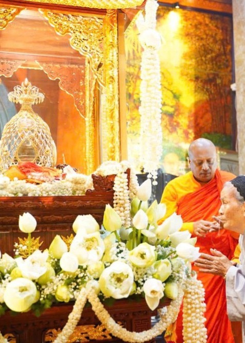 Xá lợi Đức Phật tại chùa Phúc Sơn