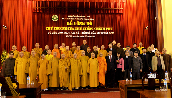 Chính phủ chấp thuận cho GHPGVN đào tạo sau Đại học