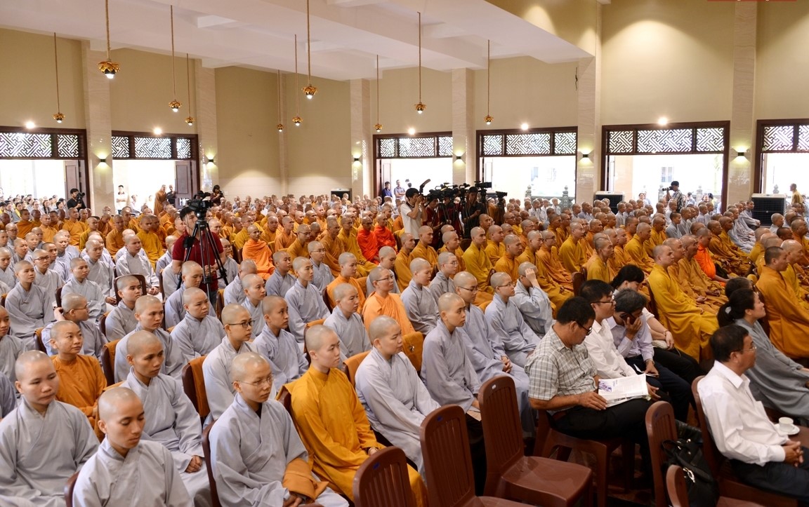Trang nghiêm lễ an vị Phật tại chùa Thanh Tâm10