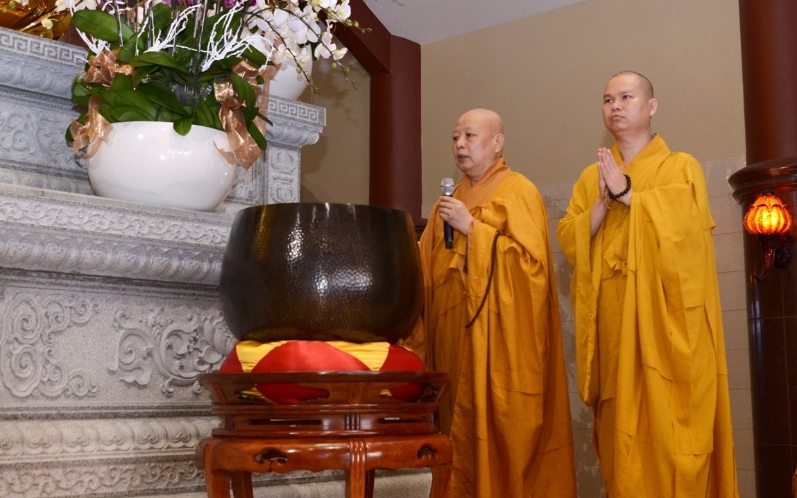 Trang nghiêm lễ an vị Phật tại chùa Thanh Tâm13