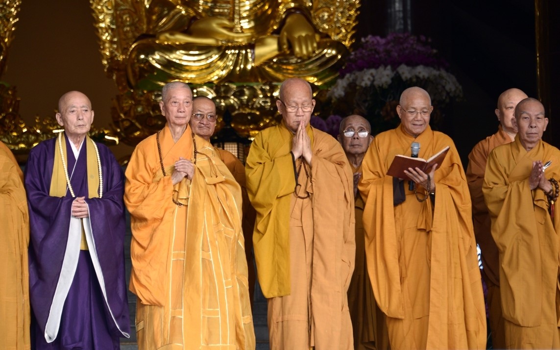 Trang nghiêm lễ an vị Phật tại chùa Thanh Tâm14