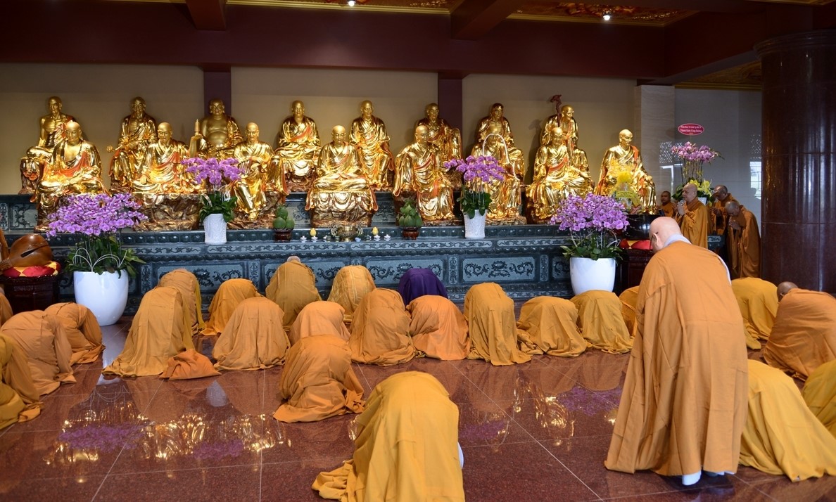 Trang nghiêm lễ an vị Phật tại chùa Thanh Tâm17