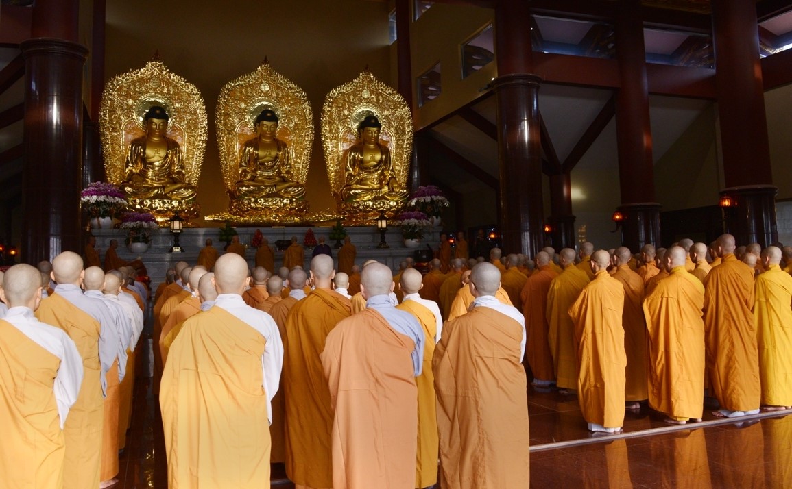 Trang nghiêm lễ an vị Phật tại chùa Thanh Tâm20