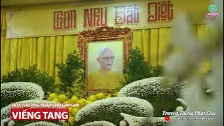 Đại lão Hòa thượng Pháp chủ GHPGVN viếng tang 19 10 2025