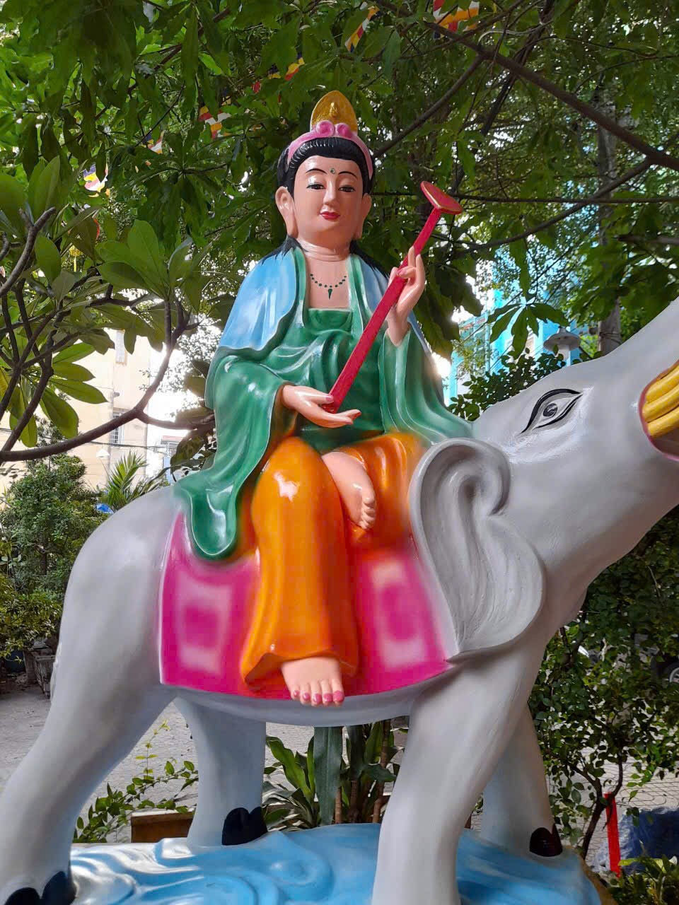 Phổ Hiền Bồ Tát và Văn Thù Sư Lợi Bồ Tát